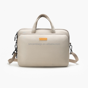 Nuevo Bolso de Mano para Portátil a la Moda, Impermeable, de Gran Capacidad, Bandolera, Bolso de Hombro para Computadora, con Bolsa de Aire Engrosada y Absorción de Impactos - Product Image 1