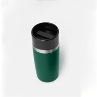 Nuevo Vaso Térmico de Viaje Ecológico de Acero Inoxidable de Doble Pared y 16 oz, con Aislamiento al Vacío, Experiencia de Bebida de 360°
