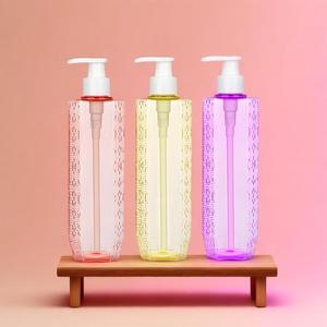 500Ml Tùy Chỉnh Pet Bao Bì Chai Cho Chất Lỏng Xà Phòng Và Lotion Dispenser Bơm Nhựa Chai Chai Nhựa Cho Gel Tắm - Product Image 1