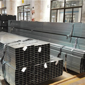 पूर्व-गैल्वेनाइज्ड स्क्वायर खोखला खंड स्टील ट्यूब, एस्टम ए 500 जीआर सी, कोल्ड रोल्ड, फर्नीचर आश्रय प्रदर्शन रैक के लिए - Product Image 6