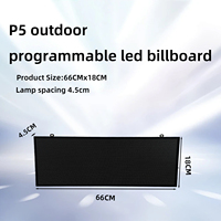 Pantalla LED P4 para exteriores HDR10 4500cd Brillo-Señal de mensaje móvil a todo color programable para señalización digital moderna
