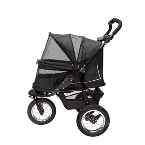 Jxb Nhà Máy Giá du lịch ngoài trời tàu sân bay phổ quát thoáng khí Windproof chó/mèo Xe đẩy 3 bánh xe có thể điều chỉnh vật nuôi xe đẩy - Product Image 4