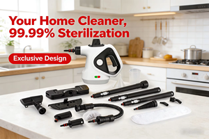 Nettoyeur vapeur avec accessoires pour serpillière - Product Image 2