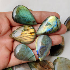 Collar/Colgante de Labradorita de Alta Calidad con Forma de Gotas de Agua y Luz Azul para Joyería, Collar de Cristal - Product Image 2