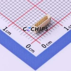 WAFER-0.8-6PWB Wire-to-Board Pin Header SMD,P=0.8mm,Horizontal Mount Connector 1x6P 0.8mm Horizontal Mount 6P - Product Image 1