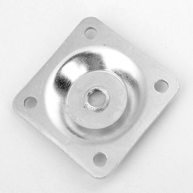 Металлическая прокладка для ножек стола с углом 12 градусов, Современная Монтажная пластина для деревянных ножек