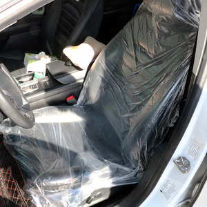 Funda de plástico desechable para <span class=keywords><strong>asiento</strong></span> de <span class=keywords><strong>coche</strong></span>, <span class=keywords><strong>Protector</strong></span> Universal para <span class=keywords><strong>silla</strong></span>, accesorios interiores para coches, 100 Uds. - Product Image 5