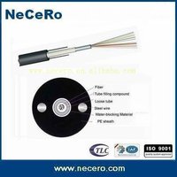 NECERO GYXY-Cable de fibra óptica negro a granel, no blindado, 12 núcleos, G652D GYXY