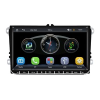 Nouveauté Lecteur multimédia vidéo portable pour voiture 9 pouces MP5, Carplay sans fil, Android Auto pour Volkswagen VW Canbus, GPS intégré