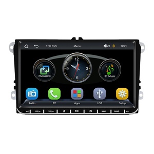 Nouveauté Lecteur multimédia vidéo portable pour voiture 9 pouces MP5, Carplay sans fil, Android Auto pour Volkswagen VW Canbus, GPS intégré - Product Image 1