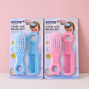 Juego de cepillo de Peine de masaje para recién nacidos, cepillo de seguridad de estilo de dibujos animados para quitar la tapa de la cuna hecha de plástico PP - Product Image 2