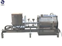 Mélangeur d'aliments pour animaux à double arbre à pales, équipement de mélange industriel automatique, ligne de production et de traitement