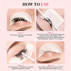 Removedor de pegamento <span class=keywords><strong>LAVA</strong></span> LASH Private Label, crema limpiadora profesional para extensiones de pestañas - Product Image 6