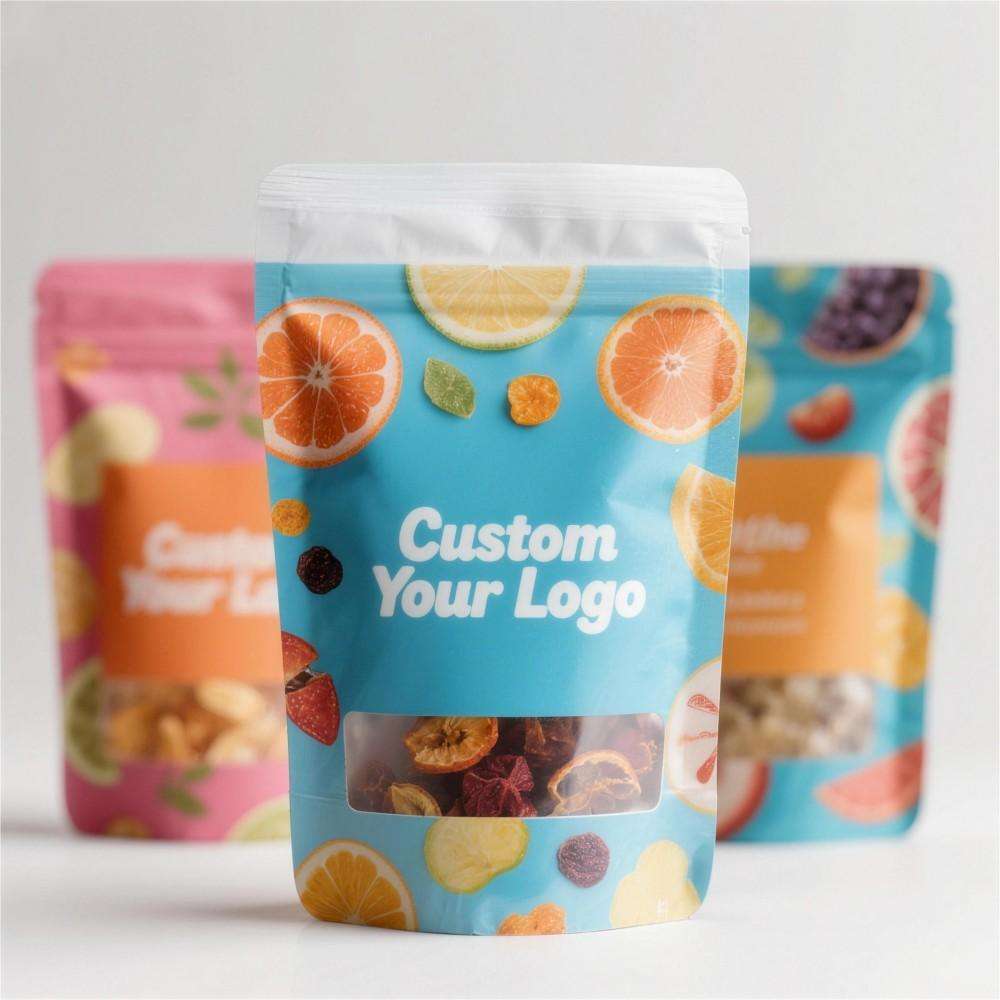 Colorful 100g 150g 200g Matte Stand Up Bag Anti-Odor Custom Print Mylar Bag Zipper Bags Digital Print Or Packing