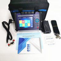 Shinho Original X-2100 OTDR Monomodo 1310/1550nm 26/24dB 100km con Medidor de Potencia Integrado y VFL, Equipo de Fibra Óptica