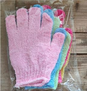 Gants de bain à cinq doigts, serviette de douche exfoliante pour le corps, pour enfants et usage domestique, gants de nettoyage élastiques pour le dos - Product Image 6