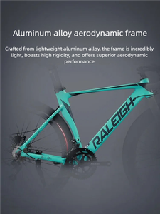 Nouveau vélo de course 2026, cadre en alliage d'aluminium, léger et ergonomique, 16 vitesses pour hommes et femmes, idéal pour les trajets quotidiens - Product Image 2