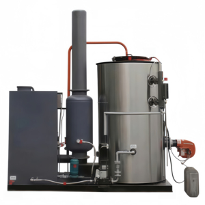 Chaudière à vapeur verticale au <span class=keywords><strong>gaz</strong></span> naturel ou au mazout <span class=keywords><strong>de</strong></span> 900 kg (1,5 tonne) pour l'<span class=keywords><strong>entretien</strong></span> des produits en ciment - Product Image 5