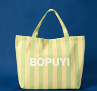 Sac fourre-tout en coton écologique de haute qualité, sac de plage en toile avec logo personnalisé, sac à main en toile réutilisable pour la promotion et le shopping