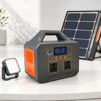 Mini générateur 300/500W, station d'alimentation portable légère pour les situations d'urgence, utilisation en extérieur, compatible avec les voitures, solution de secours tout-en-un