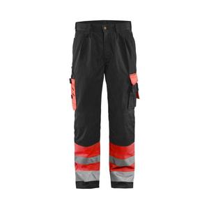 BLAKLADER - 158418605599C52 Pantalon haute visibilité Rouge/Noir-EAN 7330509373958 HI-VIS WORKWEAR - Product Image 1