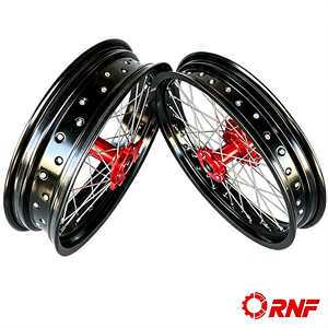 Pneus <span class=keywords><strong>slick</strong></span> pour moto électrique tout-terrain Sur-Ron Ultra Bee modifiée, avec moyeu de roue 2.50X17 3.50X17 et ensemble complet de jantes série 7 - Product Image 5