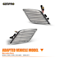 Lampu Penanda Samping LED Baru Grosir untuk Mercedes BENZ C Class W204 C250 C300 C350 C63 SL65 AMG Lampu Indikator Reflektor Samping