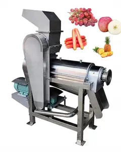 Nuevo diseño tornillo extractor de jugo/industrial prensa fría máquina exprimidor para frutas y verduras