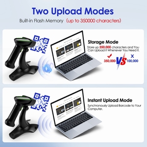 FYJ F-8603B barkod tarama tabancaları kablosuz ekran BT anti-damla koruma <span class=keywords><strong>USB</strong></span> el toptan - Product Image 5