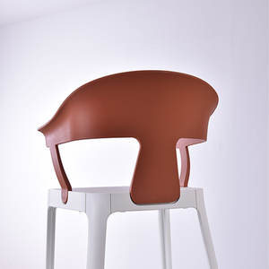 Chaise en <span class=keywords><strong>plastique</strong></span> <span class=keywords><strong>design</strong></span> moderne avec dossier et siège en PP <span class=keywords><strong>Fauteuil</strong></span> de <span class=keywords><strong>jardin</strong></span> en <span class=keywords><strong>plastique</strong></span> pour l'extérieur - Product Image 3