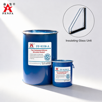 Scellant silicone bicomposant à durcissement neutre Fenfa FF-9338 pour l'étanchéité secondaire des unités de vitrage isolant, fût de 190 L, prix usine
