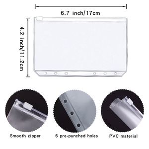 6 Rings Leather Money Saving Binder A6 Glitter Budget Planner Binder <b>Notebook</b> Journal Office <b>Notebook</b> with Cash Envelope Luxury - Product Image 3