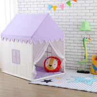 OEM rumah tenda Bermain Anak Besar, dengan jendela mainan lembut dalam ruangan untuk anak permainan portabel