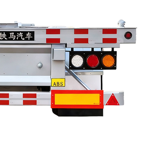 Semi-remorque châssis squelette 2/3 essieux 45 pieds pour <span class=keywords><strong>transport</strong></span> de conteneurs - Vente chaude - Product Image 4