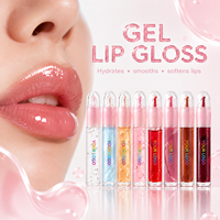 Buat Logo Anda Sendiri 8 Warna Glossy Gel Lip Gloss Makeup Tahan Lama Melembapkan Lipgloss Lip Balm Lip Glaze Label Pribadi