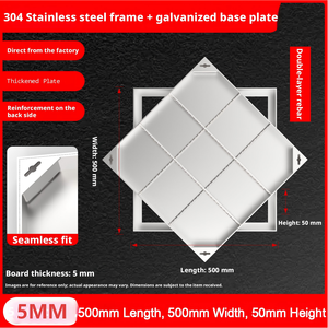 High-Quality Stainless Steel Concealed <b>Drain</b> <b>Cover</b> - Product Image 3