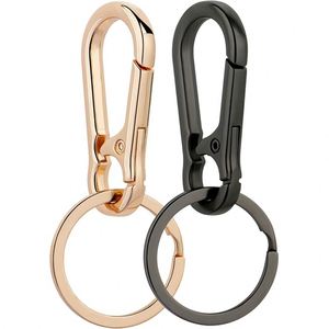 High Grade Metal Keyring Holder Organizer for Car Home Keys Men Women Elegant Keychain Accessories Fast Shipping Premium Metal - Product Image 1