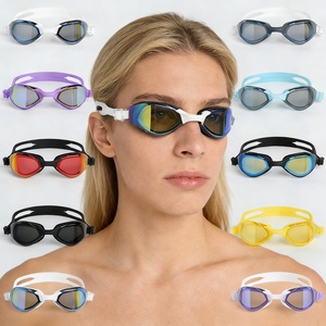 <span class=keywords><strong>Gafas</strong></span> de Natación Ergonómicas con Protección Ocular, Unisex, Lentes Espejadas Antivaho, para Entrenamiento - Product Image 6
