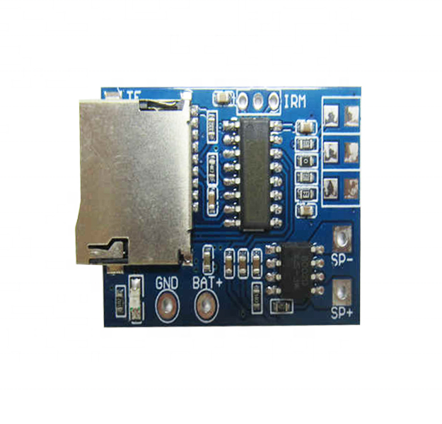 TF Card MP3 Decoder Board 2W Amplifier Mixed-Mono Player Module 3.7-5V