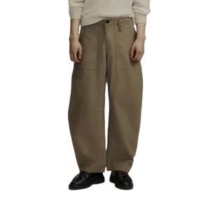 Achetez directement auprès du fabricant chinois Pantalon ballon à chevrons olive à cordon de serrage interne à la taille Pantalon de fatigue à genou arrondi - Product Image 6