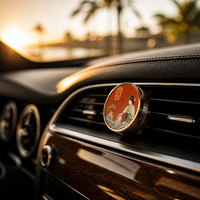 Diffuseur de parfum pour voiture de luxe personnalisé, clip de ventilation en métal, aromathérapie pour décoration intérieure, logo personnalisé, vente en gros OEM