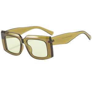 Lunettes de soleil rétro tendance pour hommes et femmes, idéales pour les sorties en ville, protection UV intégrale - Product Image 3
