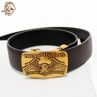 HORSELOVE 35mm 00645 Boucle de ceinture automatique en métal, tête de boucle personnalisée pour homme/femme, style simple, couleur et design personnalisés