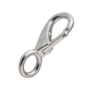 คาราไบเนอร์สแตนเลสอย่างดีสำหรับใช้งานกลางแจ้ง พร้อมระบบปลดเร็ว ห่วงกุญแจแบบสปริงนิรภัยสองชั้น คาราไบเนอร์สำหรับแจกเป็นของพรีเมียม - Product Image 1