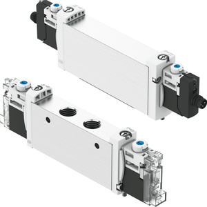 วาล์วโซลินอยด์นิวแมติกแบบสองตำแหน่ง VUVG-L14-B52-ZT-G18-1P3 566509 5/2 ทาง ขนาด G1/8 24V DC สำหรับระบบอัตโนมัติ - Product Image 5