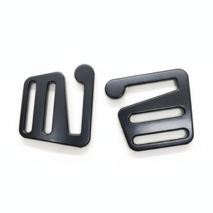 Hebilla de Gancho en G de Aleación de Zinc de Alta Resistencia, Ajustador Deslizante de Correas Negro Mate, Cierre de Liberación Rápida para Correas de Mochila de 19mm, 25mm, 38mm - Product Image 3