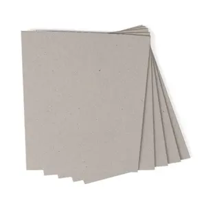Cartone di spessore personalizzato 650-2100gsm cartone grigio riutilizzabile cartone grigio per scatole