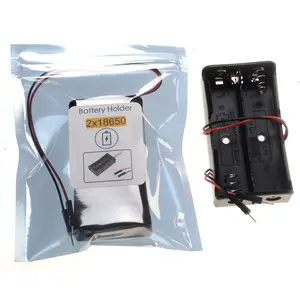 Caja de batería de litio <span class=keywords><strong>18650</strong></span> de dos secciones serie V con cable DuPont tipo Pin macho soporte de batería Diy contenedor de batería - Product Image 1