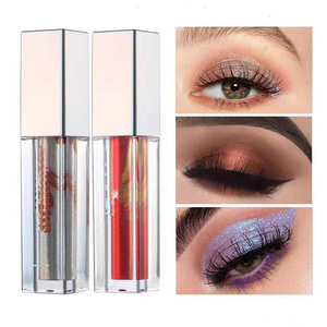 Fard à paupières liquide personnalisé, brillant, scintillant, effet marbre, cosmétique romantique à l'oiseau - Product Image 2