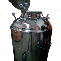 Couvercle de trou d'homme de pression d'industrie SS304 316L inoxydable de haute qualité grand réservoir de stockage de solvant